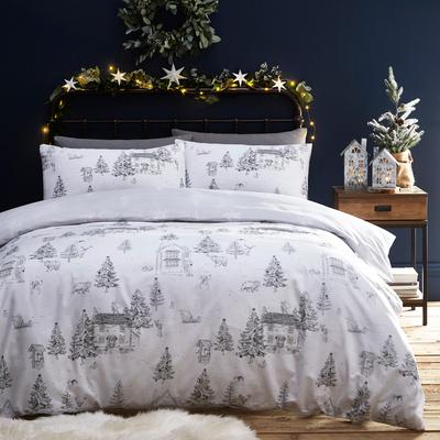 Winter Toile Single Duvet Set